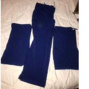 3 Jockey new navy scrub pants, medium.
